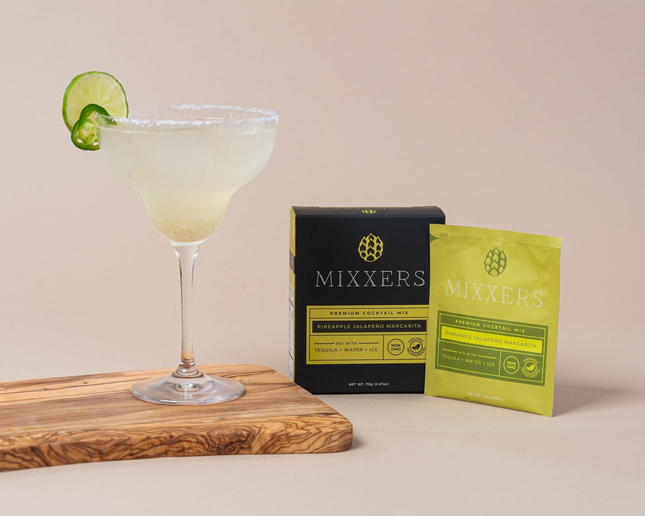 Spicy Margarita Mix | Jalapeno Margarita Mocktail & Cocktail Mixer