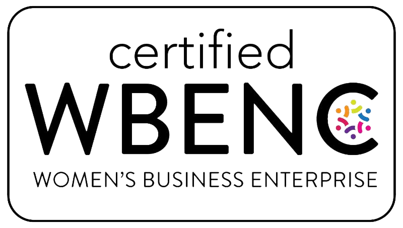 Certified WBENC Women's Business Enterprise logo on a white background